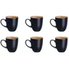 Image de Mug IRIS 40cl - 6 pièces - Marron sauvage