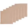 Image de Serviette de table - 6 pièces - Lin et coton rose pâle
