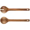 Image de Couverts à salade en bois d'acacia OLLE