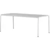 Image de Table de jardin en acier thermolaqué gris grapahite 8 places 190x90cm Panorama - TIPTOE