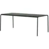 Image de Table de jardin en acier thermolaqué vert forêt 8 places 190x90cm Panorama - TIPTOE