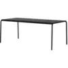 Image de Table de jardin en acier thermolaqué noir graphite 8 places 190x90cm Panorama - TIPTOE