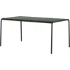 Image de Table de jardin en acier thermolaqué vert forêt 6 places 160x90cm Panorama - TIPTOE