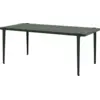 Image de Table à manger en acier vert sapin 190 x 90 x 75 cm Midi - TIPTOE
