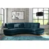 Image de Venesetti canapé droit Brenner - bleu foncé