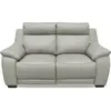 Image de Venesetti canapé droit relax 2 places - Gris clair