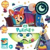 Image de PUZ35MONSTRESOUSLELIT Puzzle 35 pièces enfants phosphorescent