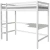 Image de Lit Enfant Mezzanine avec Bureau [ ]Angéla[ ] 90 x 190 cm - Blanc