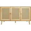 Image de Buffet style cannage [ ]Neuille[ ] - 120 x 40 x 71.5 cm - Beige