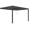 Image de Pergola adossée en aluminium [ ]Windsor[ ] - Gris anthracite - 3 x 4 m