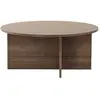 Image de Table basse en bois - 90 x 90 x 40 cm - Noyer
