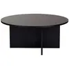 Image de Table basse en bois - 90 x 90 x 40 cm - Bois Noir