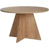 Image de Table à manger en bois [ ]Virella[ ] - 120 x 120 x 75 cm - Chêne Saphir