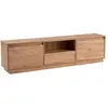Image de Meuble TV en bois - 160 x 29 x 42 cm - Pin atlantique