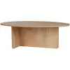 Image de Table basse en bois - 120 x 65 x 40 cm - Chêne