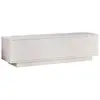 Image de Meuble TV en bois - 140 x 35 x 38 cm - Blanc