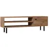 Image de Meuble TV en bois - 120 x 30 x 38 cm - Pin atlantique