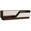 Image de Meuble TV en bois - 160 x 40 x 45 cm - NoyerBlanc