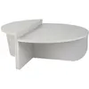 Image de Table basse en bois - 90 x 60 x 30 cm - Blanc