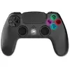 Image de Manette Sans Fil Noire pour PS4 de Freaks and Geeks, Compatible avec PlayStation 4, PlayStation 3, PC, Android, et iOS
