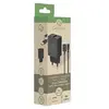 Image de Chargeur pour téléphone mobile Greenjoy Embout Secteur USB avec Cable Charge et Data Type C 2,4A 1m Noir