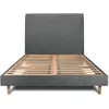 Image de Sommeil de plomb Lit 2 places sommier tapissier - Anthracite