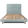 Image de Sommeil de plomb Lit 2 places velours - Gris