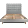 Image de Sommeil de plomb Lit 2 places 180x200 - Gris