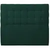 Image de Sommeil de plomb Tête de lit capitonnée velours - Vert
