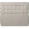 Image de Sommeil de plomb Tête de lit velours - Gris clair