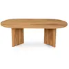 Image de Table basse design ovale bois 120cm RAAV