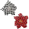 Image de C80 2PCS Plaid Christmas Fleur