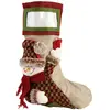 Image de C324 Chaussettes de Noël Bonhomme de Neige