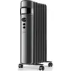 Image de Radiateur bain d'huile 2000w noir - OREANOIR2000 - SUPRA