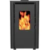 Image de Poêle à granulés de bois 6.1kw noir - ORPHEE 6 NOIR - SUPRA