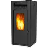 Image de Poêle à granulés de bois 11.9kw noir - ORPHEE 12 NOIR - SUPRA