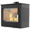 Image de Poêle à bois fonte 8.7kw noir - FR9016160B - Odélya Rabaissé - SUPRA