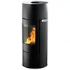 Image de Poêle à bois fonte 6kw gris - FIORE - SUPRA