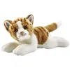 Image de Anima Peluche chat roux et blanc couché - 30 cm