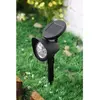 Image de Projecteur Solaire en Plastique GALIX - 3 LEDs - Noir - 6 Lumens
