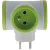 Image de Watt&co Triplite rotative 3 prises - Vert