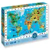 Image de Sentosphere Puzzle enfant planisphère animaux - 100 pièces
