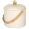 Image de Seau à compost rond 7l crème - NBA167 - PEBBLY