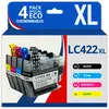 Image de Cartouches d'encre compatibles Brother LC422XL - Noir et couleurs