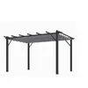 Image de Habrita Pergola autoportante - Gris anthracite