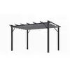 Image de Habrita Pergola autoportante aluminium - Gris anthracite