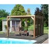 Image de Habrita Pergola autoportante - Bois