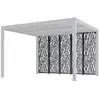Image de Habrita Panneau latéral pour pergola - Anthracite