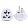 Image de Urban factory Adaptateur secteur voyage universel monde vers Europe - Blanc