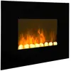 Image de Cheminée électrique 2000w noir - BLACK FIRE - CHEMIN'ARTE